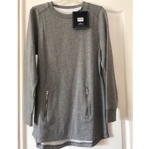 gray sweatshirt dress
